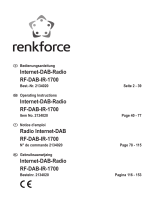 Renkforce RF-DAB-IR1700 Owner's manual