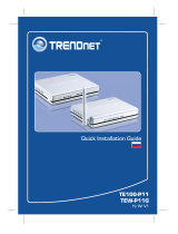 Trendnet TEW-P11G Quick Installation Guide