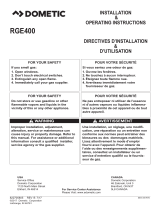 Dometic RGE400 Operating instructions