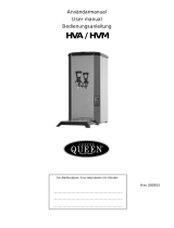 Coffee Queen HVA HVM User manual