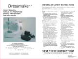 Euro-Pro Dressmaker 998B User manual