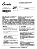 Superior Fireplaces DRL4000 Operating instructions