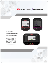 Stairmaster 8CT-15 STBR IPTV Owner's manual