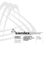 Samlexpower SEC-1280UL Owner's manual