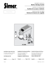 Simer A5300 Battery Backup System Owner's manual