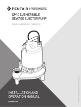 Hydromatic Hydromatic SP40 Series Owner's manual