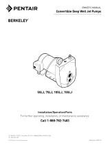 Berkeley SLJ Series Convertible Deep Well Jet Pumps Owner's manual