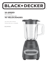 Black & Decker Blender 10-Speed User manual