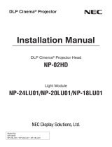 NEC NC2402ML Installation guide
