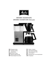 Melitta AromaSignature Deluxe Kaffeemaschine Owner's manual