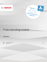 Bosch GAS RANGE COOKER Operating instructions