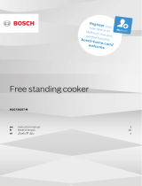 Bosch GAS RANGE COOKER Operating instructions