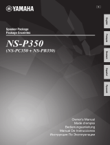 Yamaha NS-P350 Black User manual