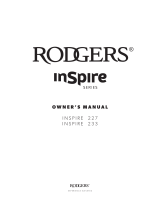Rodgers Inspire Series 227 & 233 Owner's manual