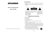 Sylvania SRCD286 Owner's manual