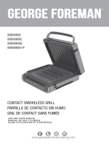 George Foreman GRD6090B Owner's manual