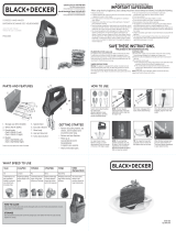 Black and Decker Appliances MX400B-T User guide