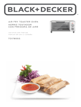 Black & Decker TO1785SG Air Fryer Toaster Oven User manual