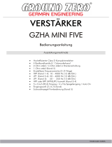 Ground Zero GZHA MINI FIVE Owner's manual