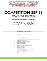 Ground Zero GZCF 6.5SPL Owner's manual