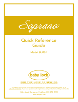 Baby Lock Soprano Reference guide