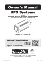 Tripp Lite AVRT450U, AVRT65OU & SMART550USB2 UPS Systems Owner's manual