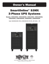 Tripp Lite SmartOnline® S3MX 3-Phase UPS Systems Owner's manual