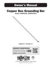 Tripp Lite SRGROUND SmartRack Grounding Bar Owner's manual