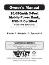 Tripp Lite UPB-10K0-2U1C Owner's manual