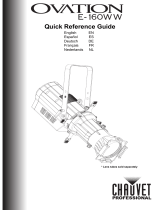 Chauvet Professional Ovation E-160WW Reference guide