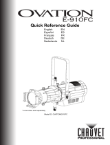 Chauvet OVATIONE910FC Reference guide