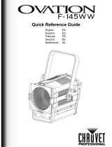 Chauvet Ovation F-145WW Reference guide