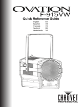 Chauvet Ovation F-415VW Reference guide