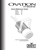 Chauvet Professional Ovation H-55WW Reference guide