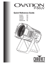 Chauvet Ovation P-56UV Reference guide