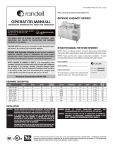 Randell DCHFT, DCST & DCFT , Dipping Cabinet Series User manual
