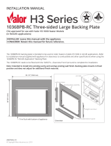 Valor 1036BPB-RC Owner's manual