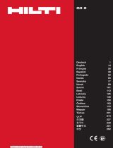 Hilti GX 2 Operating instructions