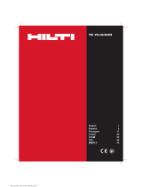 Hilti TE 70-D/AVR Operating instructions