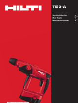 Hilti TE 2-A Operating Instructions Manual