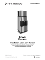 Manitowoc S Model Dispenser Installation guide