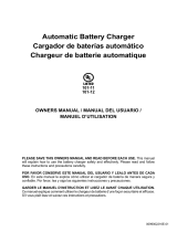 Schumacher Electric 101-12 SC1325 Battery Charger/Engine Starter Owner's manual