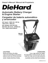 Schumacher Electric DieHard 71341 Automatic Battery Charger & Engine Starter Owner's manual