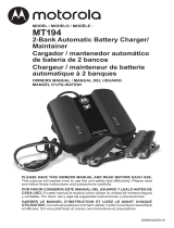 Schumacher Motorola MT194 2-Bank Automatic Battery Charger/Maintainer Owner's manual