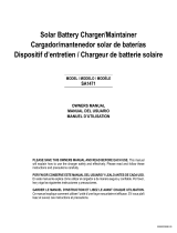 Schumacher Electric SA1471 Solar Battery Charger/Maintainer Owner's manual