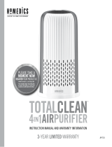 HoMedics AP-T10 TotalClean Air Purifier Owner's manual
