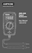 Amprobe AM-420 Digital Multimeter User manual