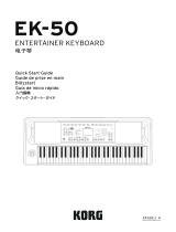 Korg EK-50 Quick start guide