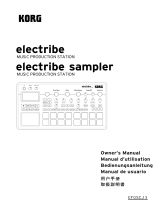 Korg electribe Owner's manual