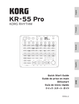Korg KR-55 Pro Quick start guide